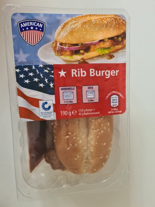 Rib Burger, (mit Sauce) von Nekomamushi99 | Hochgeladen von: Nekomamushi99