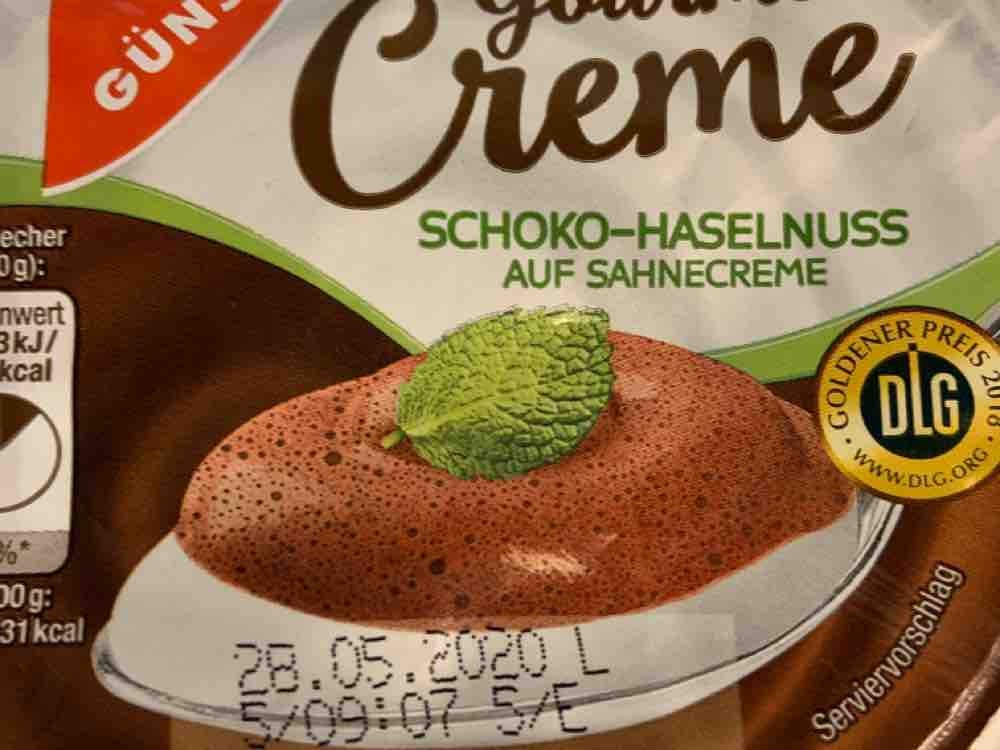 Gourmet Creme, Schoko-Haselnusscreme auf Sahne von wintermude | Hochgeladen von: wintermude