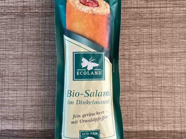 Bio-Salami im Dinkelmantel, fein geräuchert - mit Urwaldpfeffer  | Hochgeladen von: Jea.K.