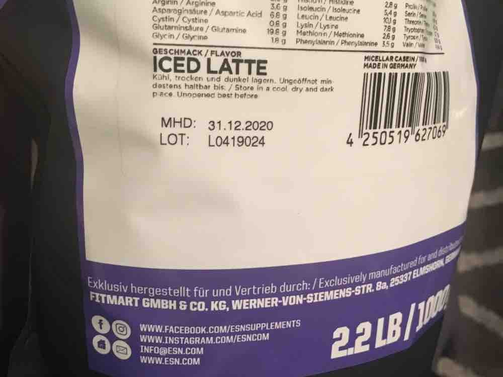 Micellar Casein Iced Latte von Tofla | Hochgeladen von: Tofla