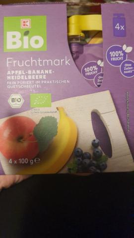 Fruchtmark Apfel-Banane-Heidelbeere, Bio von MoonlightladyX89 | Hochgeladen von: MoonlightladyX89