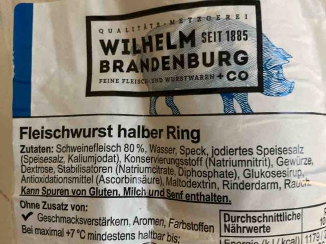 Fleischwurst halber Ring von Rosebudforever | Hochgeladen von: Rosebudforever