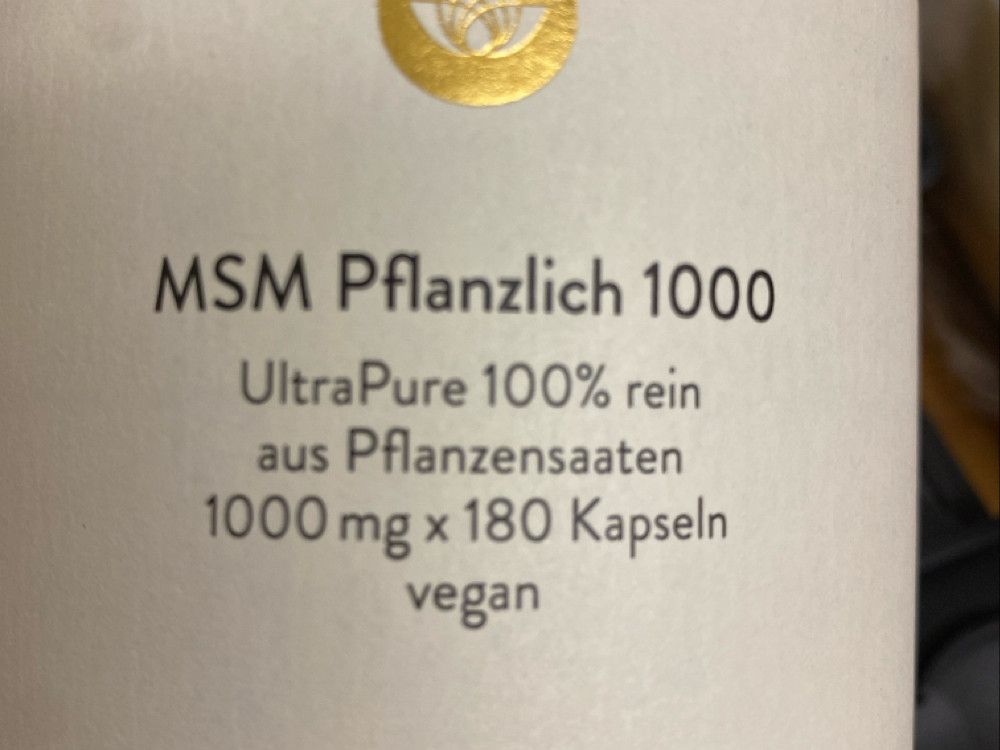 MSM Pflanzlich 1000, 100g = 3 Kapseln von Marco984 | Hochgeladen von: Marco984 MSM Pflanzlich 1000, 100g = 3 Kapseln von Marco984 | Hochgeladen von: Marco984