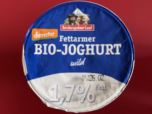 Bio-Joghurt Berchdesgadener Land, 1.7% by MyKals | Uploaded by: MyKals