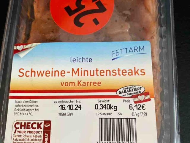 Schweine-Minutensteaks, vom Karree von Veadsch1609 | Hochgeladen von: Veadsch1609