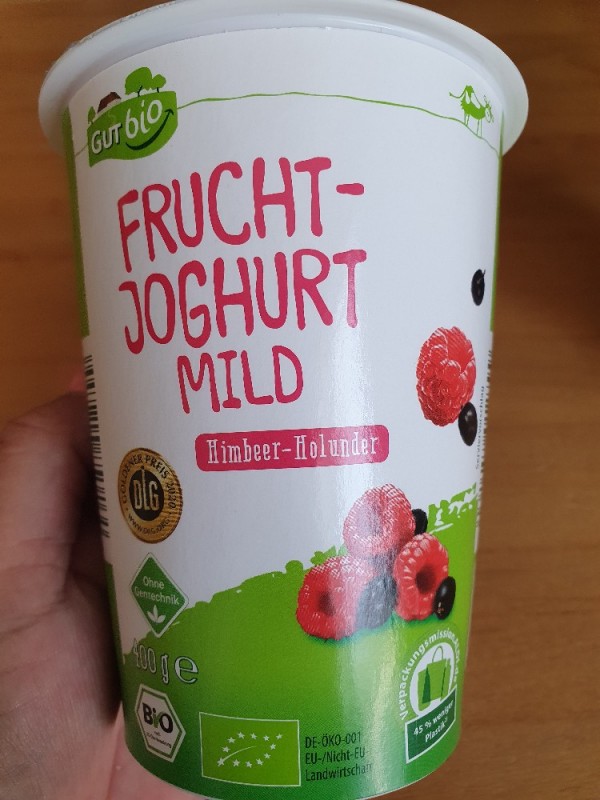 Bio Frucht-Joghurt mild Himbeer-Holunder ( Aldi) von Christel07 | Hochgeladen von: Christel07