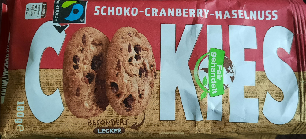 Cookies Schoko-Cranberry-Haselnuss, Fairtrade von alka1777 | Hochgeladen von: alka1777
