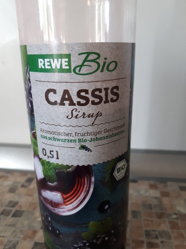 Bio Cassis Sirup Rewe Schwarze Johannisbeere, süss fruchtig von  | Hochgeladen von: ReindlIris