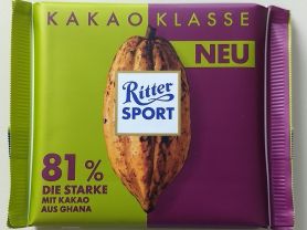 Ritter Sport Kakaoklasse, 81 % die Starke | Hochgeladen von: Thorbjoern