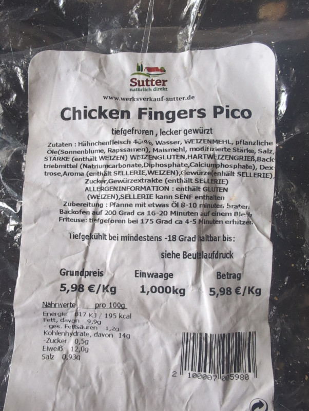 Chicken Fingers Pico von ute h. | Hochgeladen von: ute h.