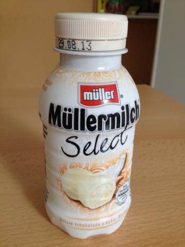 Müllermilch Select, Weisse Schokolade & Kokos-Mandel | Hochgeladen von: Chivana
