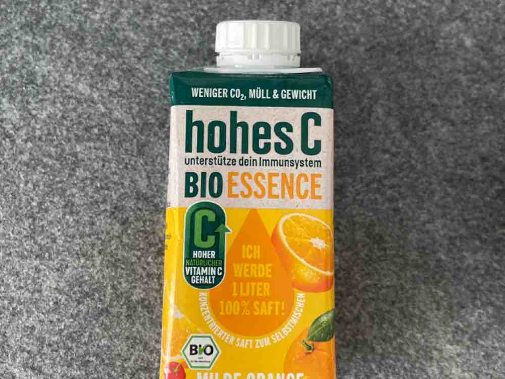 Hohes C, Bio Essence Milde Orange von AmelieSH | Hochgeladen von: AmelieSH