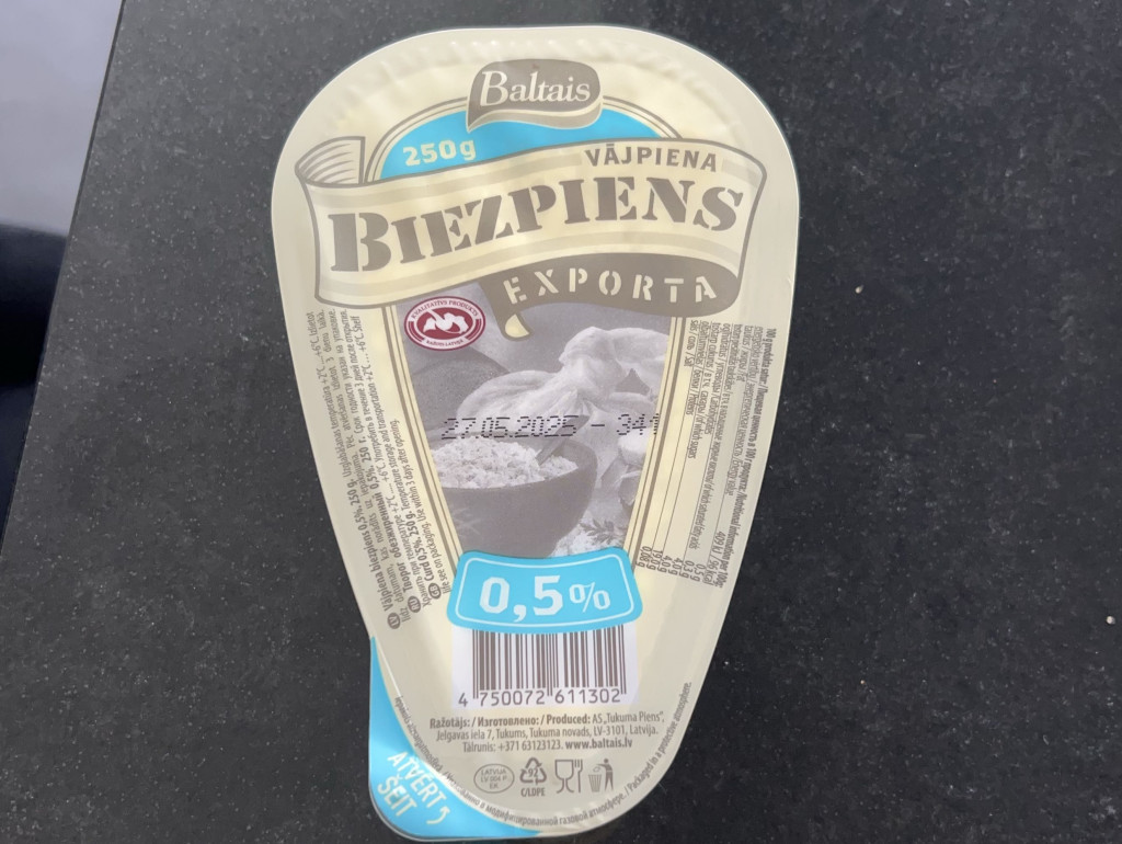 Baltais Tworog, 0,5% Fett von ReWayZ | Hochgeladen von: ReWayZ Baltais Tworog, 0,5% Fett von ReWayZ | Hochgeladen von: ReWayZ