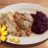 Frikadellen in Sauce Rotkohl+Kartoffelpüree | Hochgeladen von: Muckelchen2407