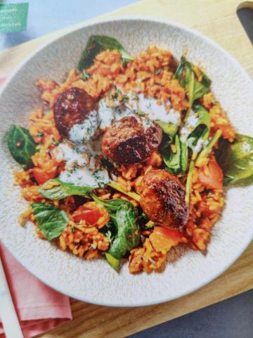 HelloFresh Afrikanischer Reistopf mit veganen Frikadellen von re | Hochgeladen von: rebbanana