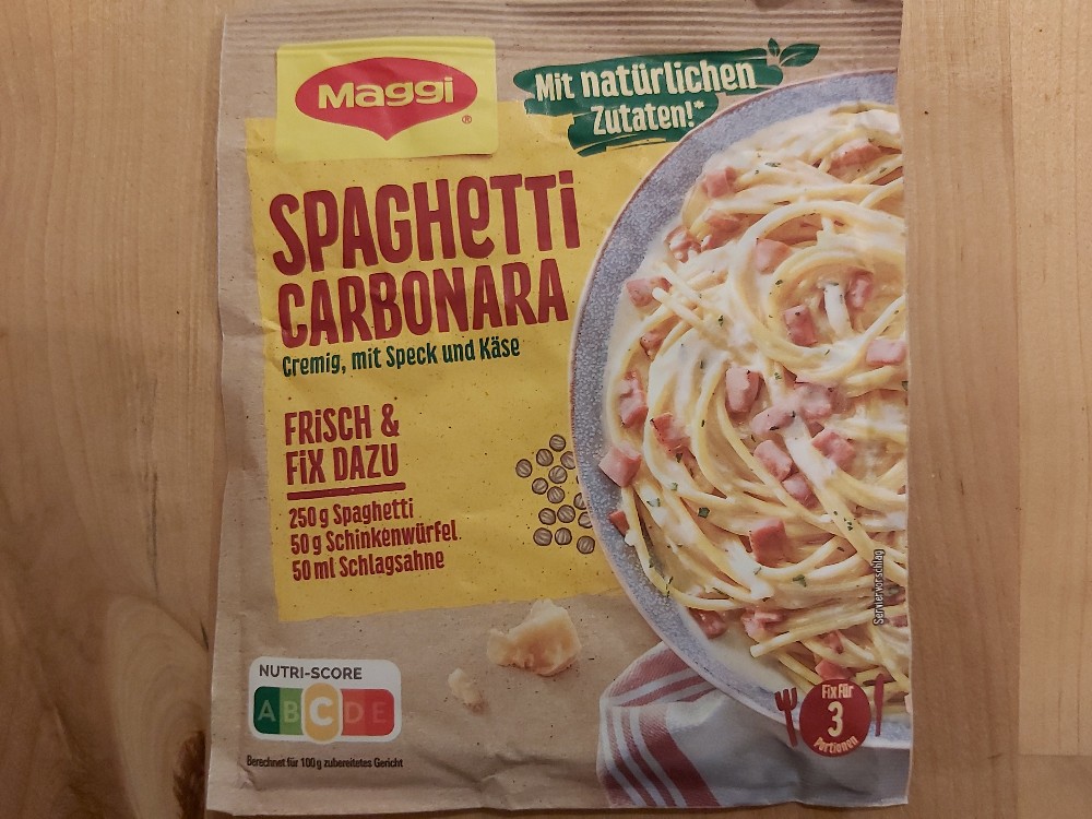 Spaghetti  Carbonara, Trockenprodukt von TigerSchäfchen | Hochgeladen von: TigerSchäfchen