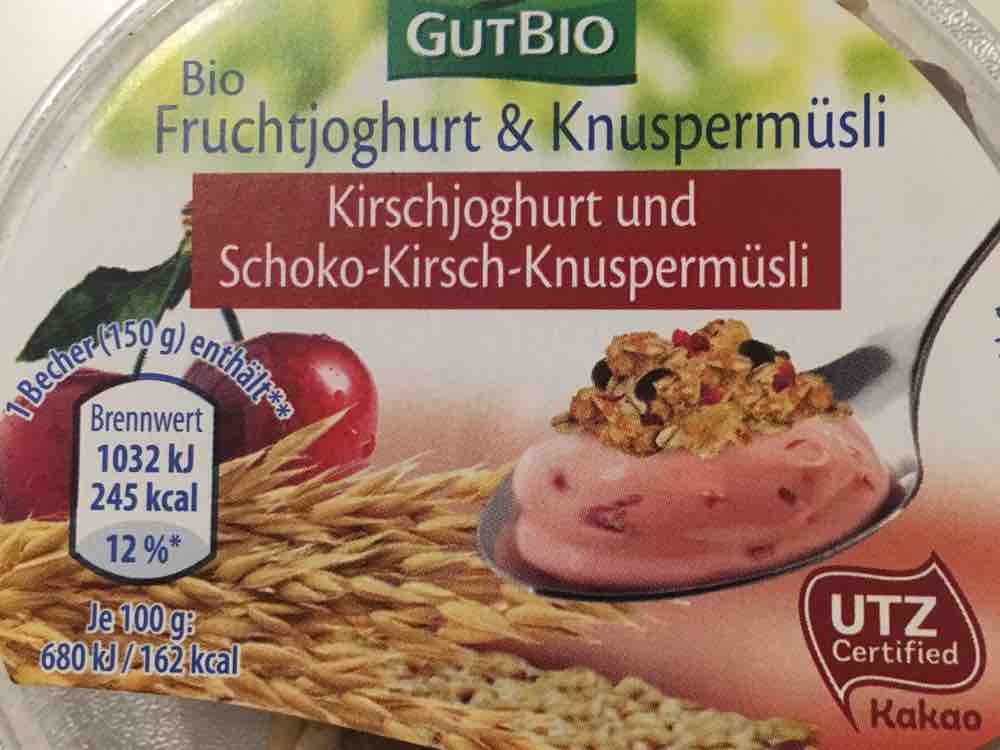 Kirschjoghurt und Schoko-Kirsch-Knuspermsli, Bio Fruchtjoghurt & | Hochgeladen von: Lisa 1405