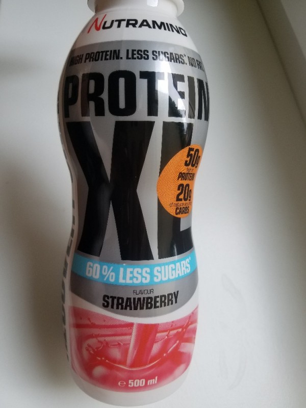 Protein XL Recovery Shake 60% less sugars, Strawberry von Vannyk | Hochgeladen von: Vannyko97