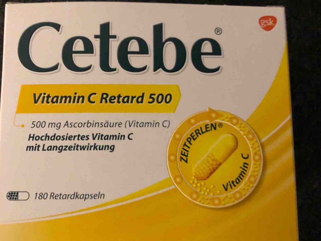 Cetebe Vitamin C Retard , 500 mg von VBEL | Hochgeladen von: VBEL