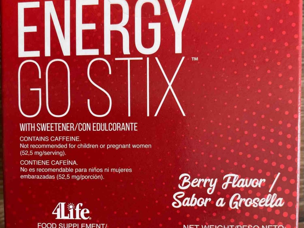 Energy Go Stick ?Berry Flavor?, 52,5 mg Koffein von Alma Kee | Hochgeladen von: Alma Kee