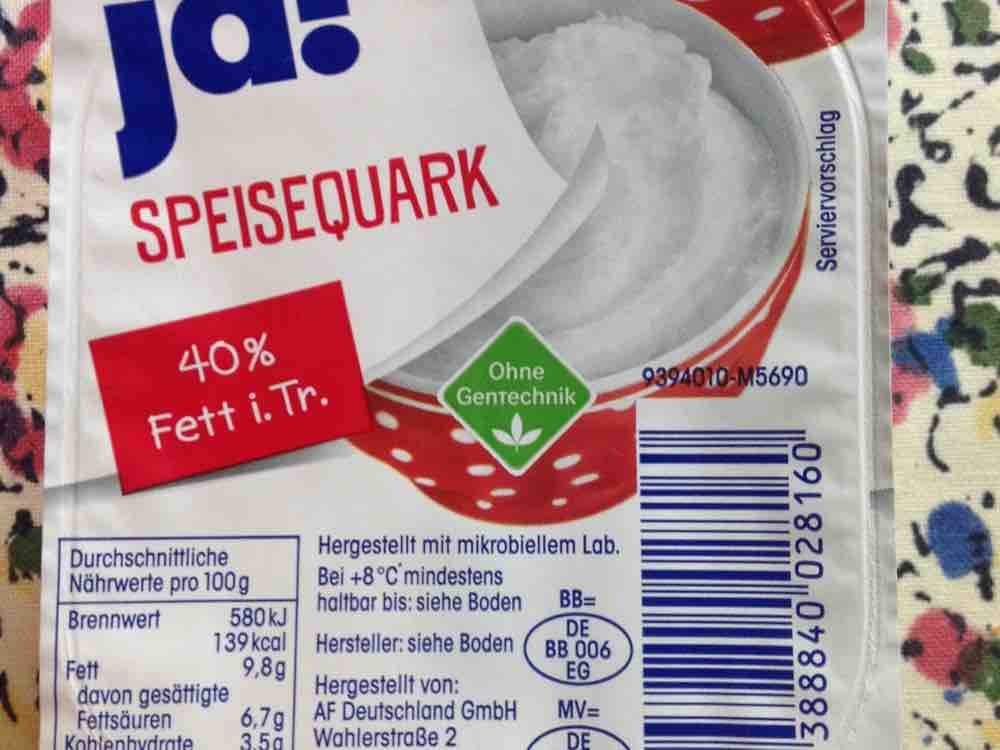Speisequark, 40% Fett i. Tr. von conger | Hochgeladen von: conger