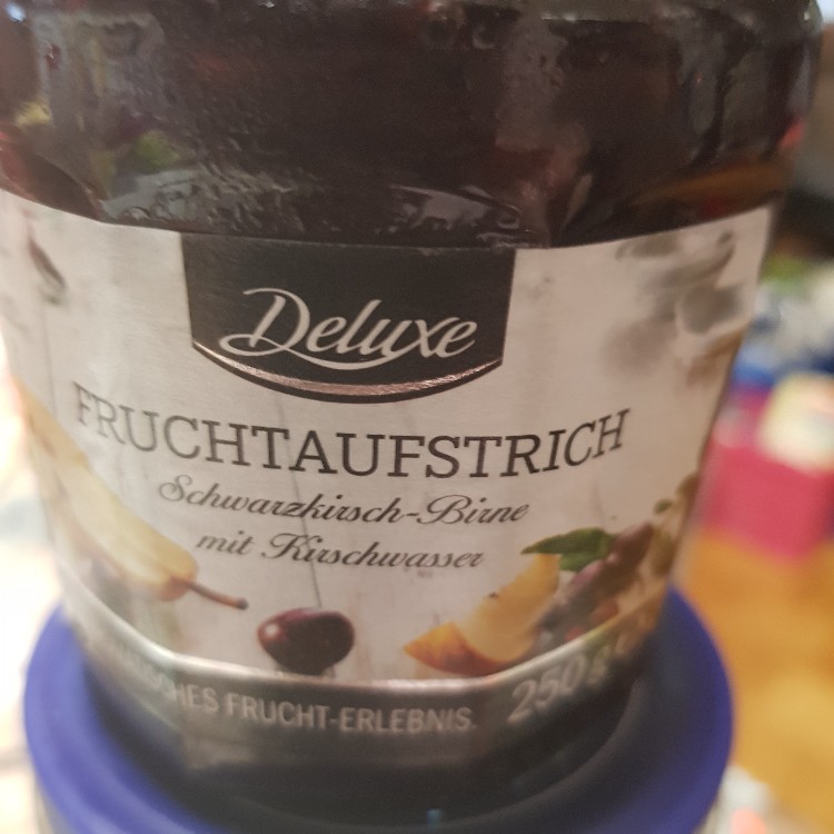 Deluxe Fruchtaufstrich, Schwarzkirsch-Birne mit Kirschwasser von | Hochgeladen von: Engelsblut