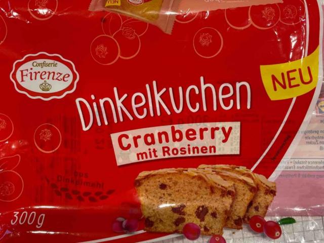 Dinkelkuchen, Cranberry mit Rosinen von mellimalibu | Hochgeladen von: mellimalibu