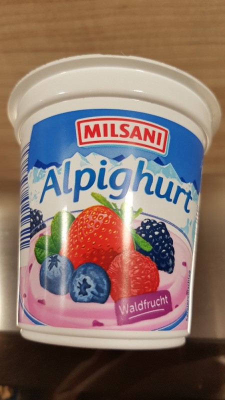 Milsani Alpighurt Waldfrucht, 19% Waldfrucht Zubereitung 3,8% Fe | Hochgeladen von: BorMan