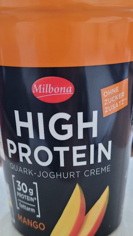 HIGH PROTEIN, Mango, Quark-Joghurt Creme (fettarm , ohne Zuckerz | Hochgeladen von: Käthe1988