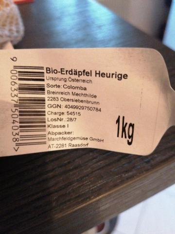 Bio-Erdäpfel Heurige, Sorte Colomba von harleyjoker13681 | Hochgeladen von: harleyjoker13681