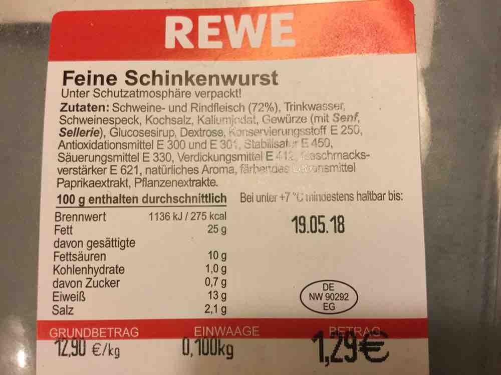 Feine Schinkenwurst , REWE von Jule0 | Hochgeladen von: Jule0