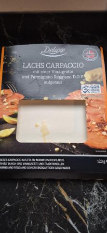 Lachs Carpaccio, mit Vinaigrette und Parmigiano Reggiano g. U. v | Hochgeladen von: bodyguard18