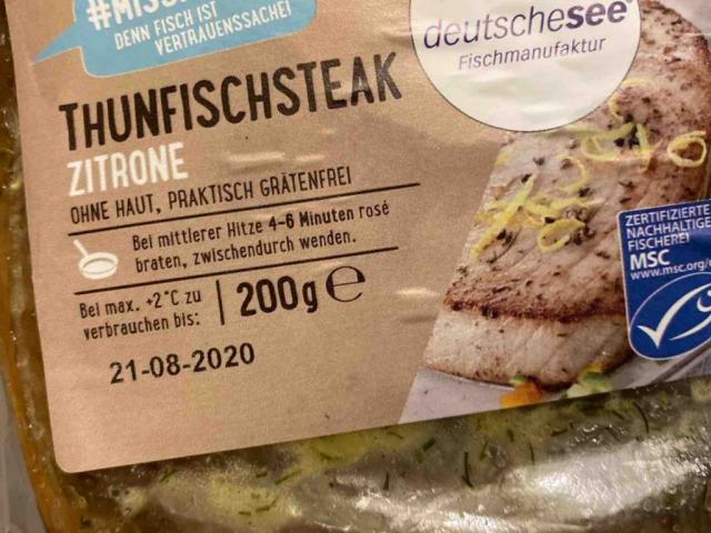 Thunfisch steak, zitrone von nikiberlin | Hochgeladen von: nikiberlin