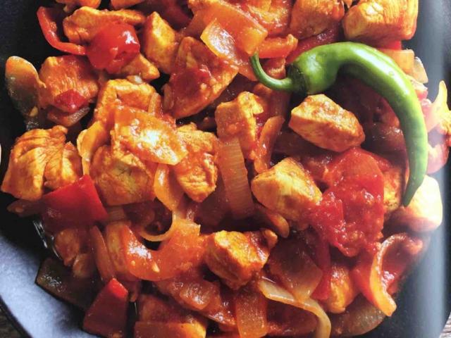 Curry Huhn mit geschmorten Tomaten von Chrisit34 | Hochgeladen von: Chrisit34