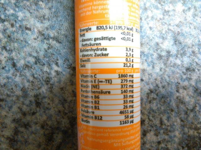 Brausetablette Multivitamin, Orange | Hochgeladen von: preem