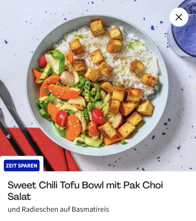 Sweet Chili Tofu Bowl mit Pak Choi Salat von Yorin | Hochgeladen von: Yorin