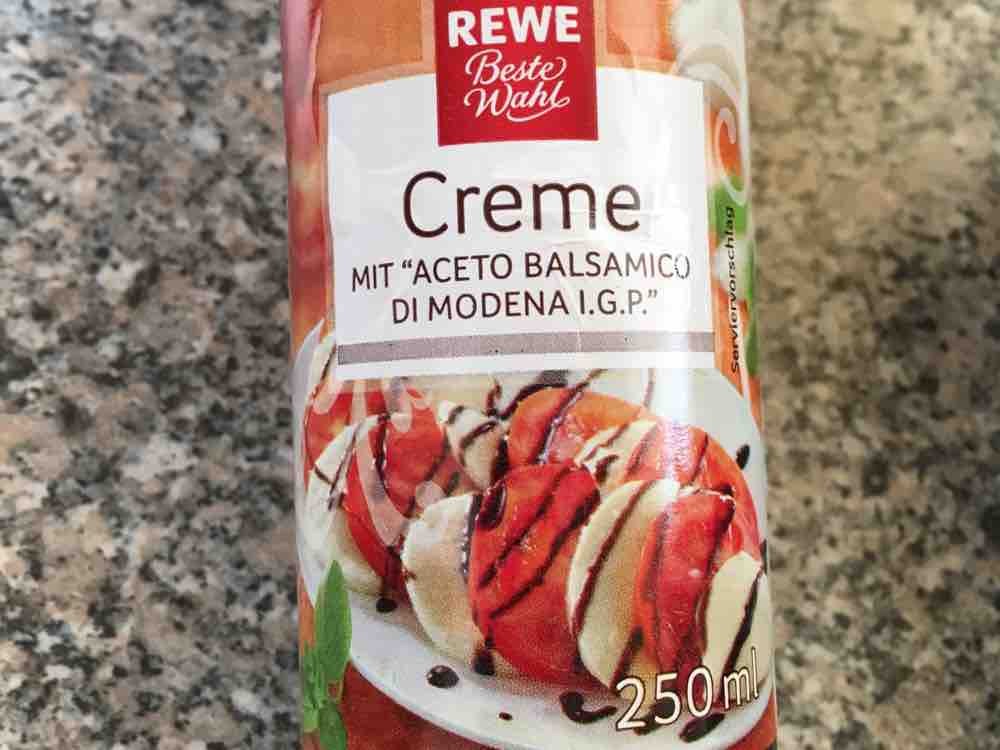 Creme mit "Aceto Balsamico" REWE, Essigsauce  von moda | Hochgeladen von: modape625