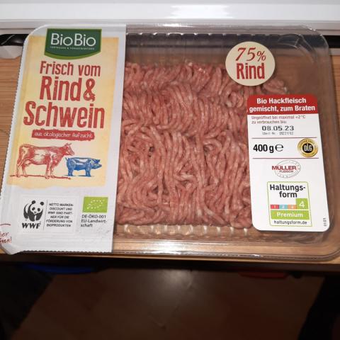 Bio Hackfleisch gemischt, BioBio | Hochgeladen von: Mobelix