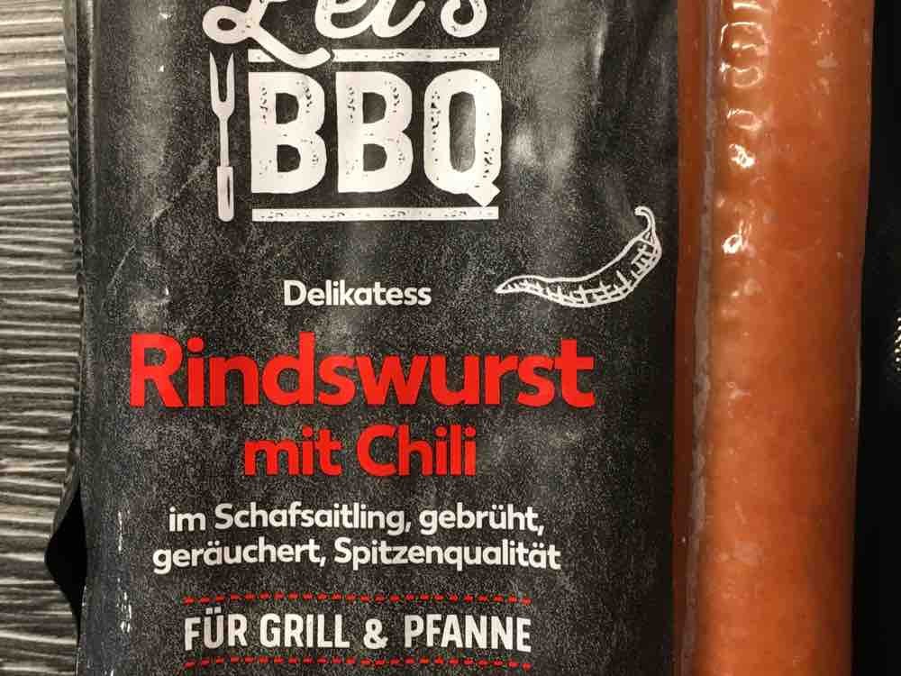 Rindswurst mit Chili, Lets BBQ von Zumsl | Hochgeladen von: Zumsl