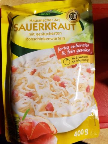 Hausmacher Sauerkraut, mit geräucherten Rohschinkenwürfeln  von  | Hochgeladen von: Harry02