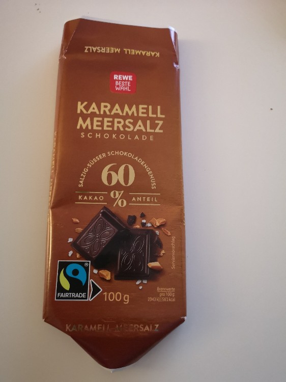 Karamell Meersalz Schokolade, 60% Kakao von Carry7 | Hochgeladen von: Carry7
