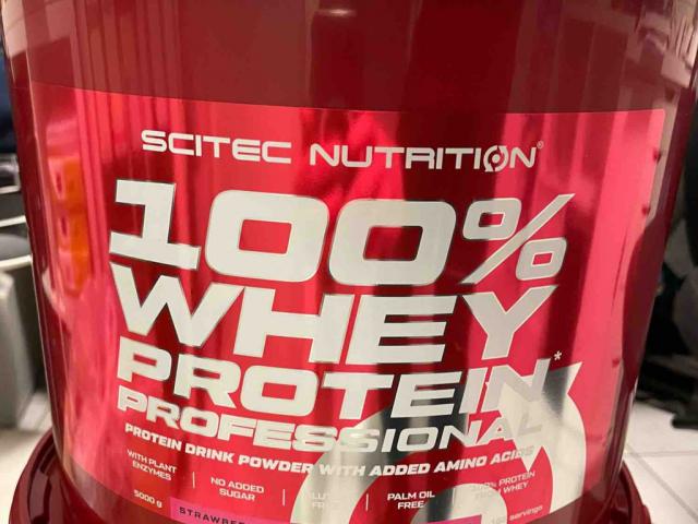 100% Whey Protein Professional  Erdbeere/Weiße Schokolade von s. | Hochgeladen von: s.westbrock