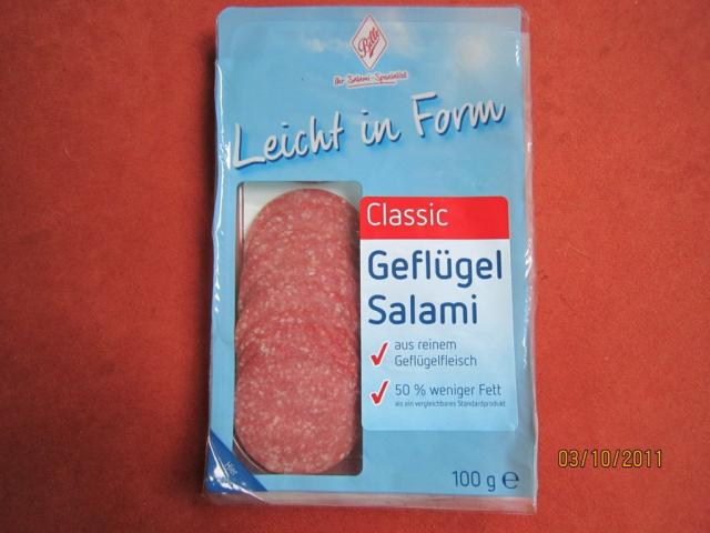 Geflügel Salami Classic, 50% weniger Fett | Hochgeladen von: Fritzmeister