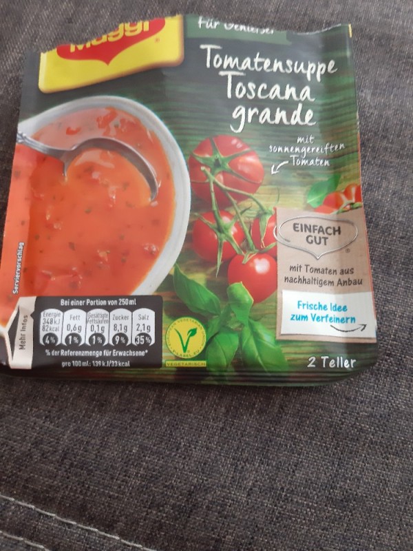 Maggi, Meisterklasse Tomatensuppe, Toscana grande Kalorien - Suppen und ...