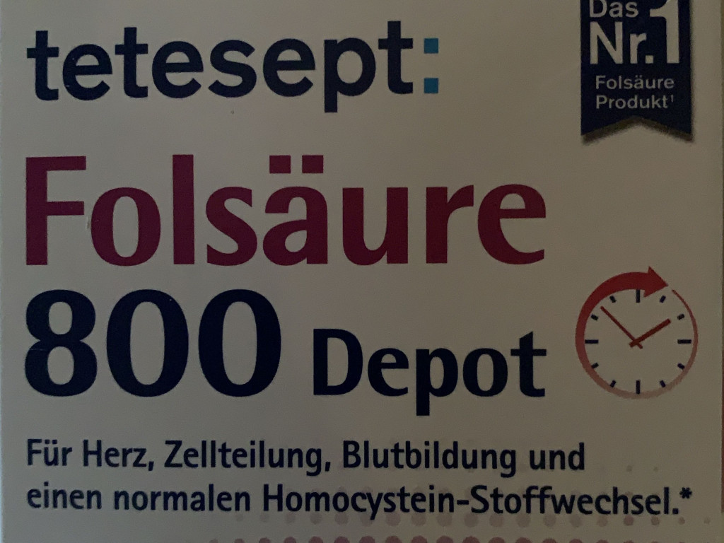 Tetesept Folsäure Depot 800, Mit allen B Vitaminen von annekatha | Hochgeladen von: annekatharinal227