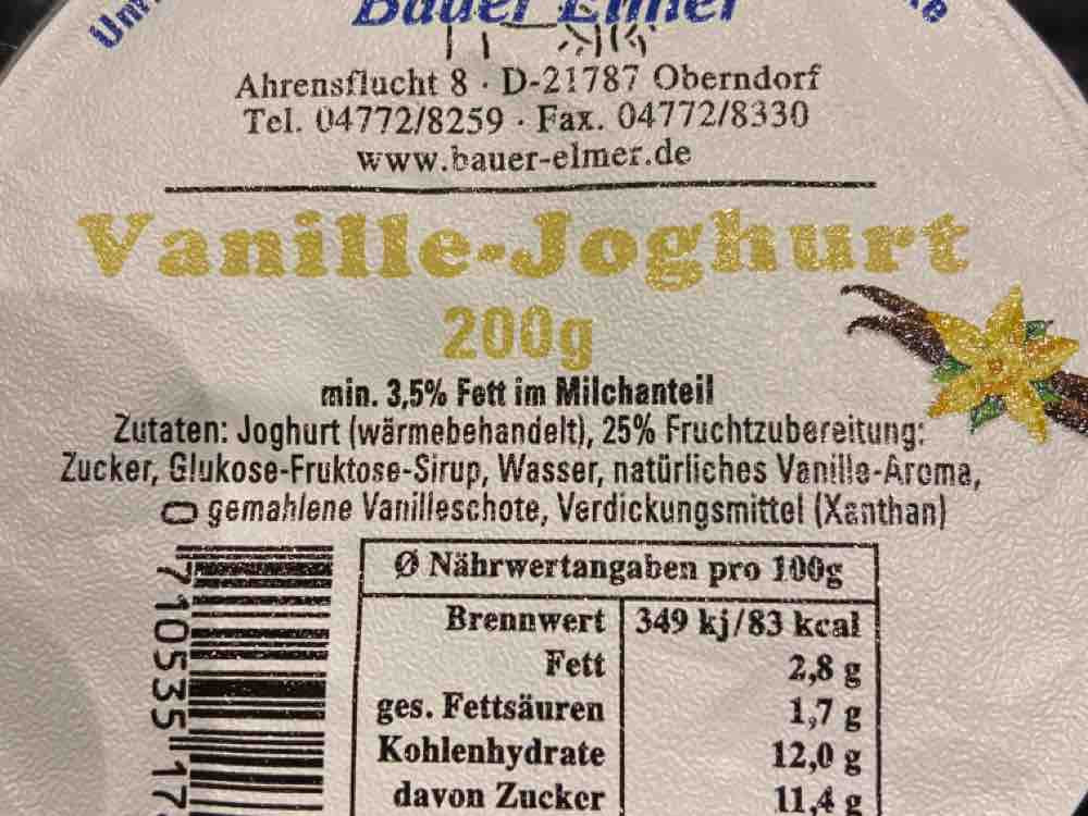 Vanille-Joghurt, min. 3,5% Fett im Milchanteil von LasseSamstrm | Hochgeladen von: LasseSamstrm