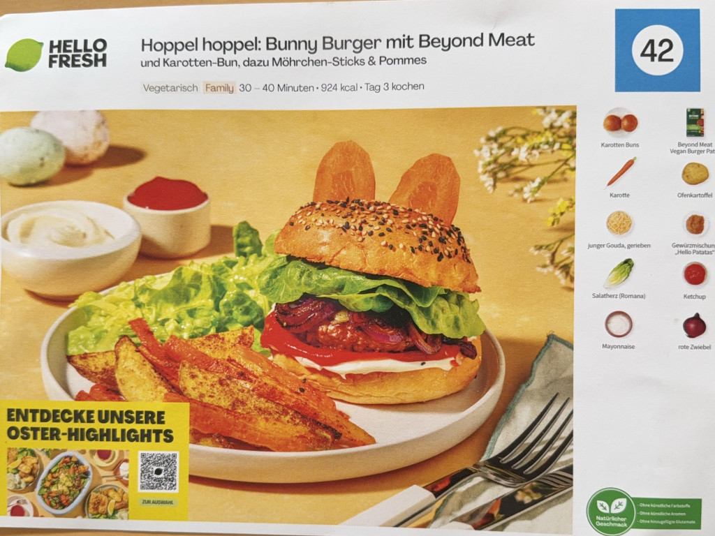 Bunny Burger mit Beyond Meat, Hello Fresh von martinthurnbacher | Hochgeladen von: martinthurnbacher Bunny Burger mit Beyond Meat, Hello Fresh von martinthurnbacher | Hochgeladen von: martinthurnbacher