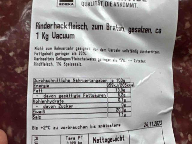 Rinderhackfleisch Edeka von hergen | Hochgeladen von: hergen