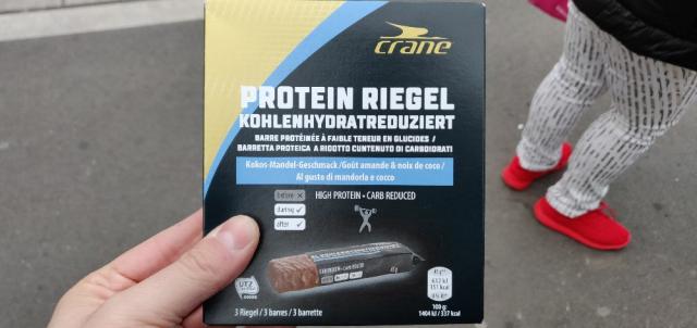 Crane Protein Riegel Kokos-Mandel-Geschmalk, Kohlenhydratreduzie | Hochgeladen von: JanGret