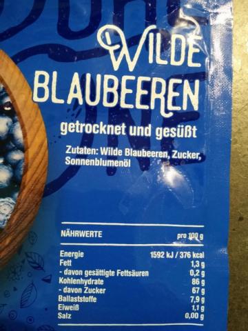 Wilde Blaubeeren, getrocknet und gesüßt | Hochgeladen von: cantaloupe